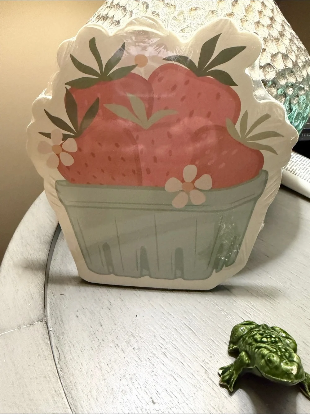 Strawberry Basket Decorative Notepad- NIP